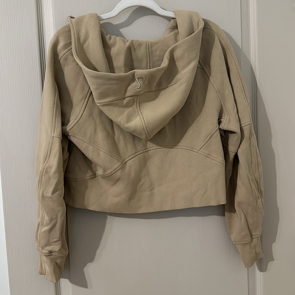 Lululemon athletica tan scuba oversized half-zip hoodie XS/S - Picture 3 of 5
